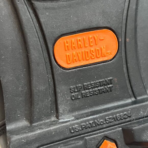 Harley Davidson Leather Waterproof Motorcycle Boots Black FXRG5 FXRG-5 Mens 11.5 - Picture 11 of 12